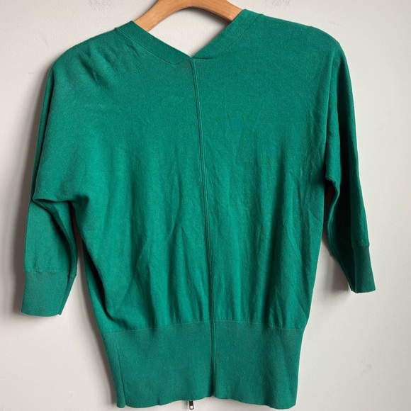 CAbi Banner Sweater Cardigan Exposed Zipper   Medium - Picture 6 of 6